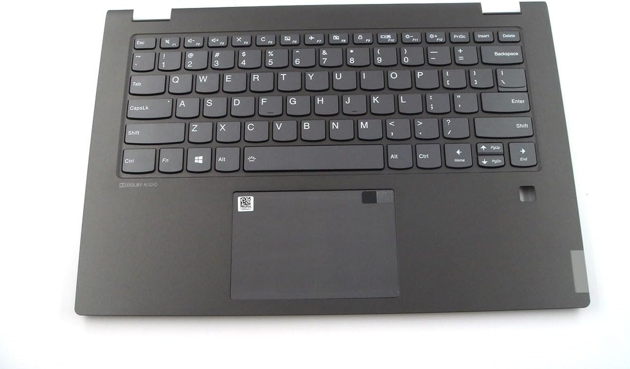 Parts for Lenovo ideapad Flex-14IWL Flex-14IML Palmrest Keyboard Bezel with US Fingerprint Hole 5CB0U42015