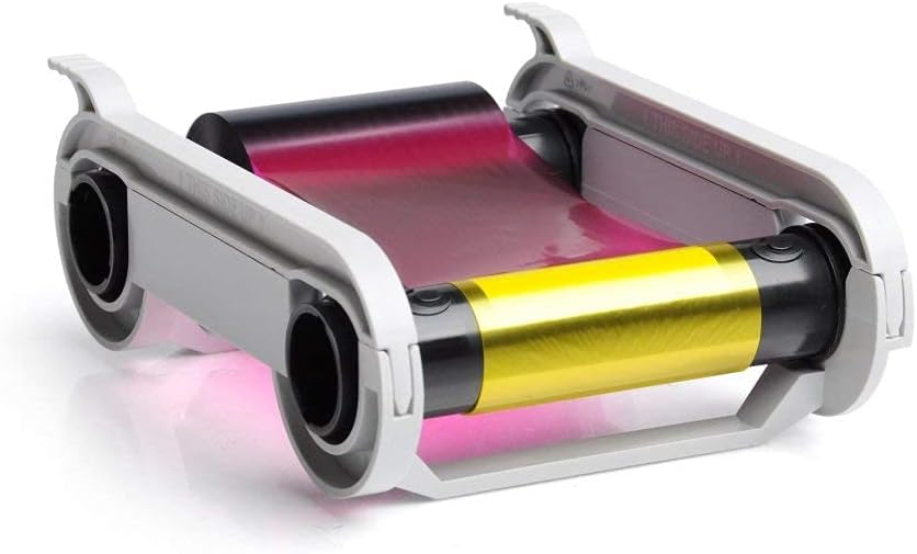 ID Maker Zenius 200 Print Ribbon - Full-Color YMCKO Printer Ribbon - for PVC ID Holder Cards - Professional Print Quality - Official ID Maker Brand Printer Ribbon