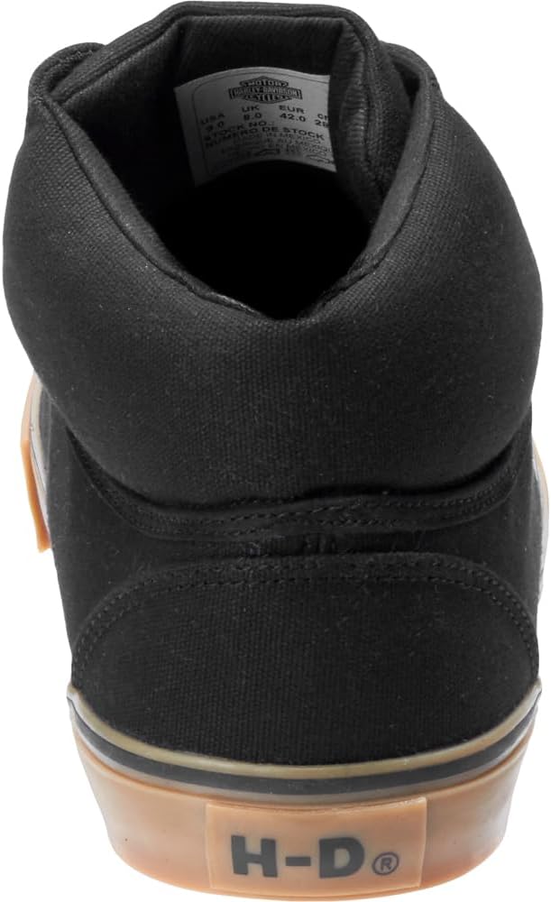 Harley-Davidson Men's Wrenford Canvas Motorcycle Casual Sneaker