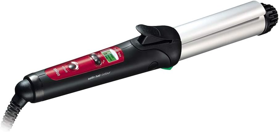 Satin Hair Straightener 7 Ec2/Cu750 Hair Curler With Color Saver And Iontec Technology