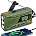 Produktbild Kurbelradio mit Handyladefunktion, Solar Radio mit Bluetooth/DAB+/FM, Tragbare Notfallradio mit 4500mAh Akku, Taschenlampe, Leselampe, SOS Alarm, IPX5 Wasserschutz für Outdoor Abenteuer Camping