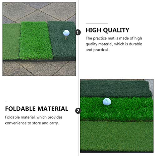 BESPORTBLE Tapete de Campo de Golfe Putting Green Tapete de Golfe PortÃ¡til para PrÃ¡tica de Golfe T