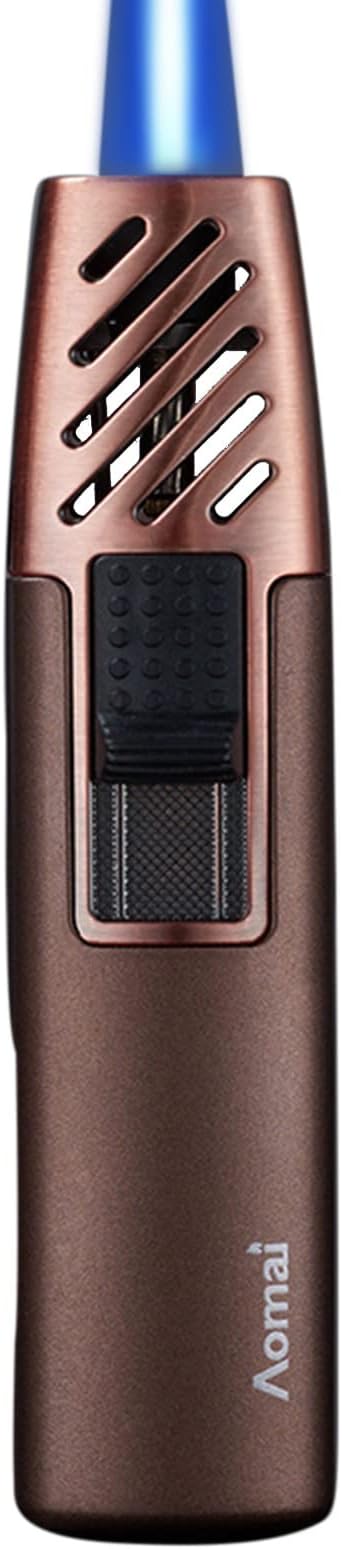 Butane Torch Lighter, Cool Butane Lighter, Multipurpose Adjustable Wind Resistant Refillable Gas Lighter for Grill Bbq Candle Camping Fireworks