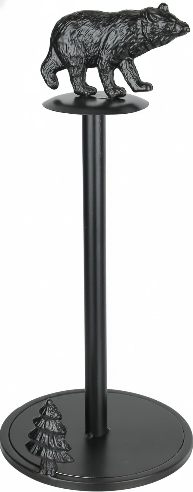 Soporte para toalla de papel LL Home Oso, ideal para dar un toque rústico a tu cocina o cabaña