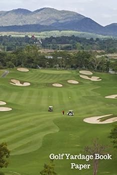 Paperback Golf Yardage Book Paper: Yardage Log Book