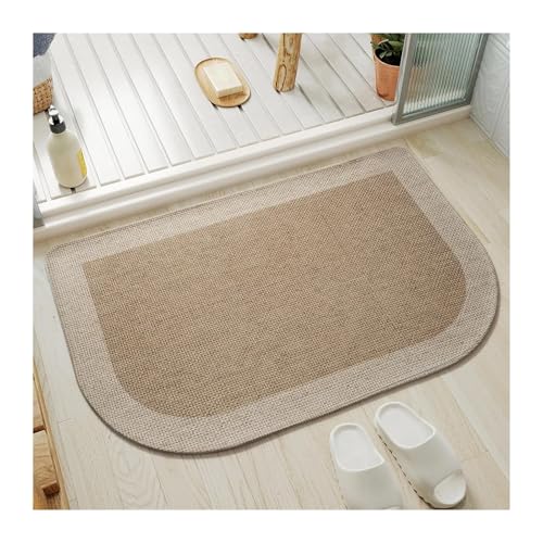 Tapis de bain séchage rapide GGZN46-3 avec support en caoutchouc