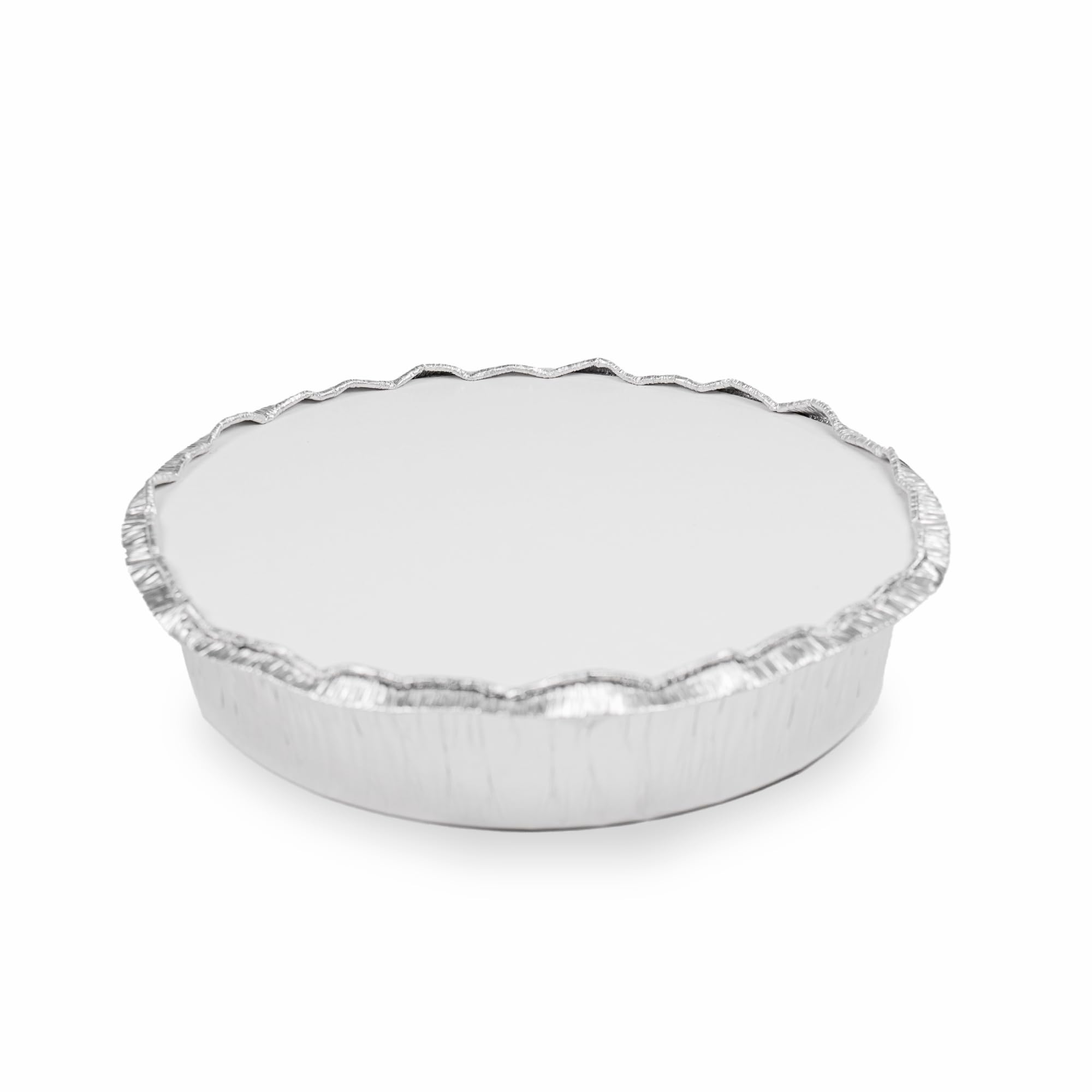 ACESA - Envase de Aluminio Redondo con Tapas de Cartón | Capacidad 1000ml | Recipiente Reutilizable y Reciclable | Ideal para Temperaturas Altas | 500 ud