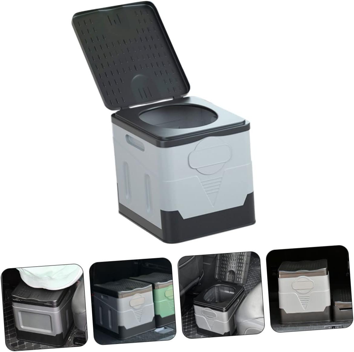 Multi-function Portable Folding Toilet Convenient Emergency Potty for Car Camping and Outdoor Use Practical and Space-saving Design