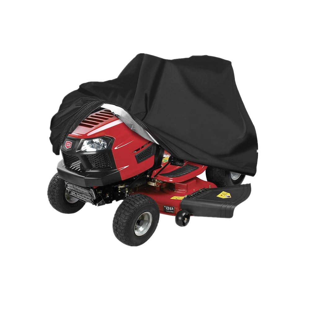 Outdoor Waterproof Patio Riding Tractor Lawn Mower Cover Anti-UV Protector (M)