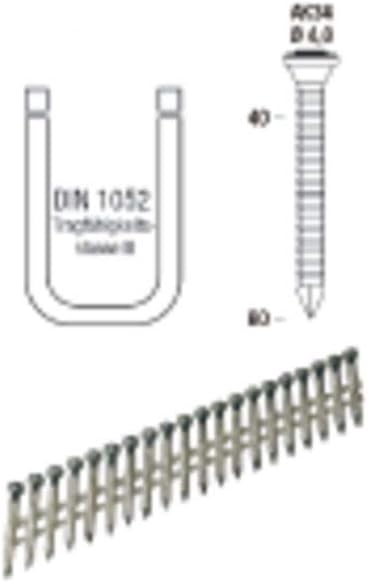 42-400052-001 AK34 Anchor Nails Length 50 mm Galvanised Plastic Bound 34 Degrees