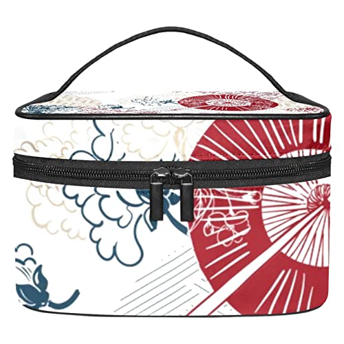Trousse de toilette fleurs japonaises pour escapades et hôtel