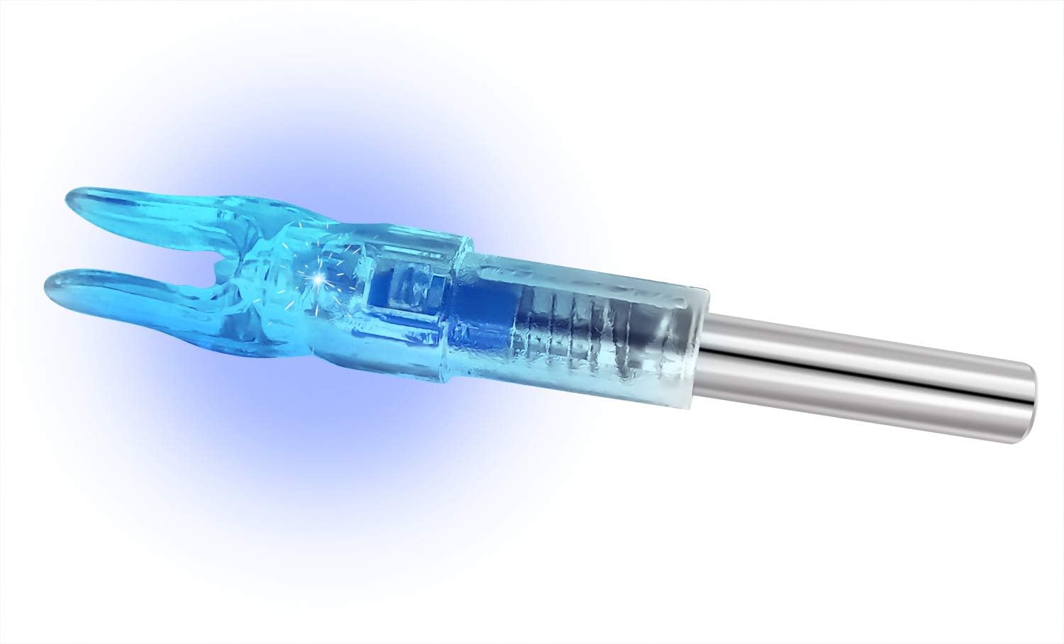 Lighted Nocks for Arrows with .244 Inside Diameter Led Nocks with Switch Button for Archery Hunting