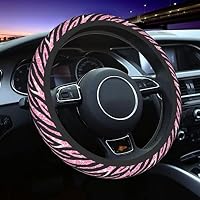 Wanyint Universales Auto-Lenkradbezug 15 Zoll Anti-Rutsch-Lenkradschutz für Frauen und Männer, Leopard-Print