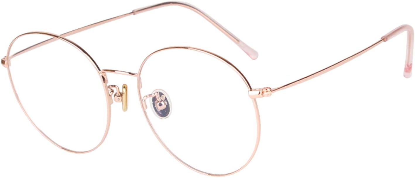 Reading Glasses, Round Frame Design,Clear Vision, Used for Men, Women, Reading Newspapers, Watching TV, Outdoor Sports, Anti-Blue Light, Anti-Fatigue Eyeglasses, 2.5