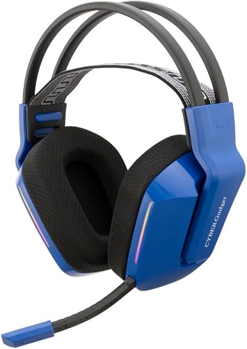 CYBER Wireless Gaming Headset for PS5 / SWITCH / PC, Blue Compatible with Switch 2