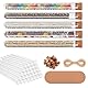 30 Stück Reagenzglas mit Korken, 12x75mm Reagenzgläser aus Kunststoff, Reagenzglas Vase mit 30 Stück Geschenkanhänger Kraftpapier und 20m Jutesei, für Hochzeiten, Labortisch, DIY Hauptdekoration