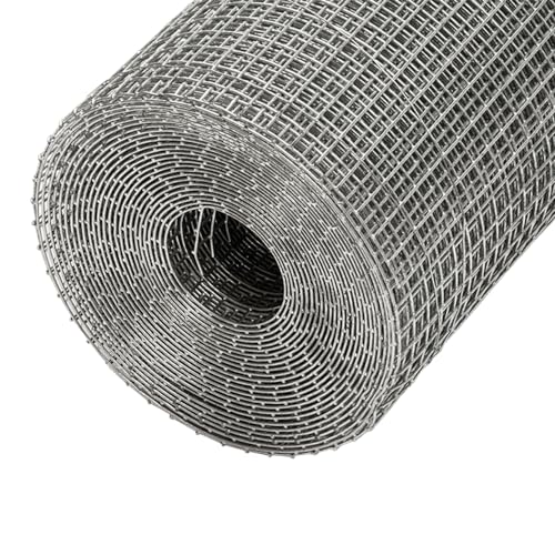 Alphapet® Super Strong 16 Gauge 10m Welded 1/2 x 1/2 (12.5mm x 12.5mm) Galvanised Chicken Wire Mesh Roll - 3 Sizes (60cm Width)