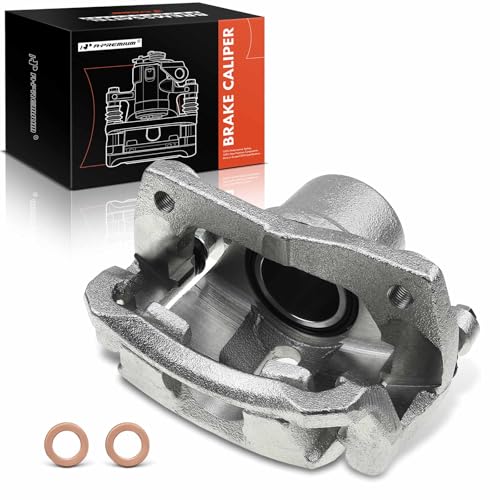 A-Premium Disc Brake Caliper Assembly with Bracket Compatible with Select Toyota Models - Echo 2001-2005, L4 1.5L - Front Left Driver Side; MR2 Spyder 2000-2005, L4 1.8L - Front Right Passenger Side by A-Premium - Used condition - US$40.36