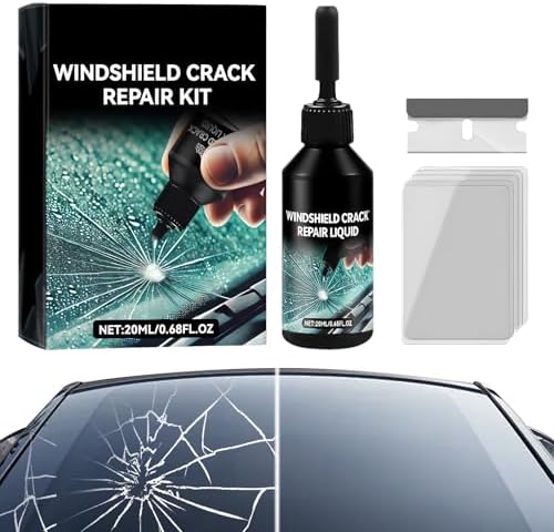 2025 Upgrade Windshield Crack Repair Kit, Universal Cracks Gone G...