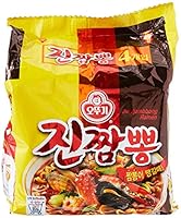 Ottogi Jin Seafood Spicy Ramen Noodle 4 Packets, 520 g