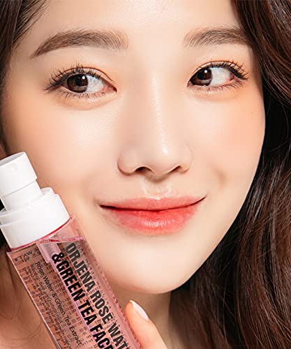Orjena Rosewater & Green Tea Face Mist Face Spray Rose Water For Face Rosewater Spray_Korean Skin Care K Beauty_K Cosmetic #TOP7