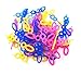 HONBAY 50pcs Colorful Multihole Bubble Wands