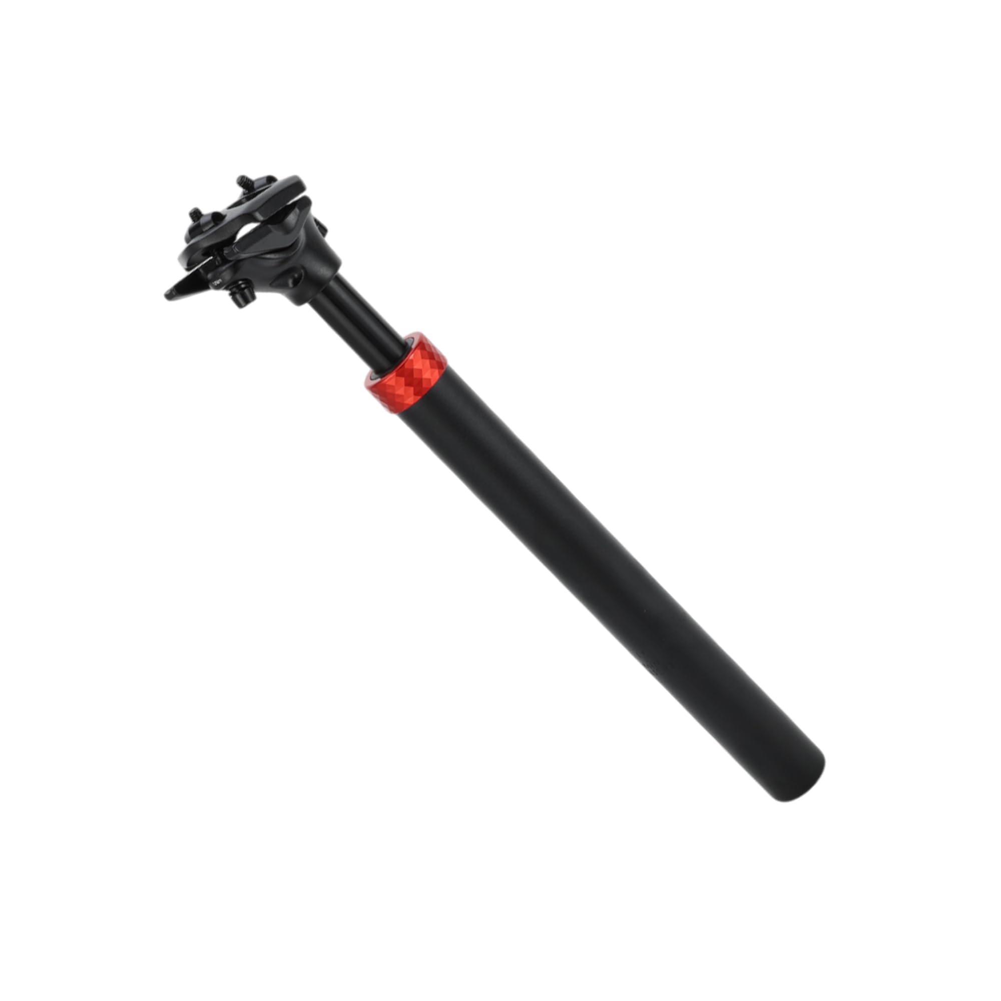 HEROFFIX Suspension Shock Absorber Seat Post 31.6x350mm Black Red
