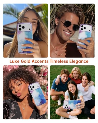 Coque iPhone 10 Pro aimantée SCORPIFY chic en marbre premium - 5
