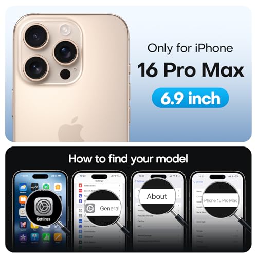 TAURI 4 in 1 for iPhone 16 Pro Max Screen Protector, 3 Pack Tempered Glass Film + 1 Dust Free Easy Installation Tool, 9H Hardness Bubble Free Micro-curved Edges HD Screen Protector for 16 Pro Max by TAURI - Image 2