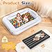 Abdtech Inflatable Toddler Travel Bed - Portable Toddler Kids Travel Bed with Safety Sides Complete Kids Air Mattress Set with High-Speed Pump, Ideal for Vacation Camping and Sleepover (60 Inches)