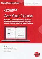 Bundle: Finite Mathematics, 8th + WebAssign Printed Access Card for Rolf's Finite Mathematics, 8th Edition, Single-Term 1285044894 Book Cover