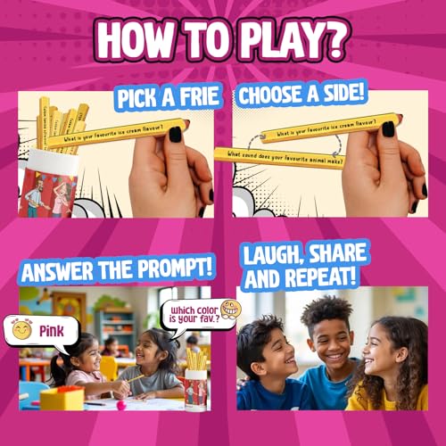 Image of popcorn Games & Puzzles Stick Game for Kids, Teens, and Adults, Funny Questions, Conversation Starter (6 to 99 Age)