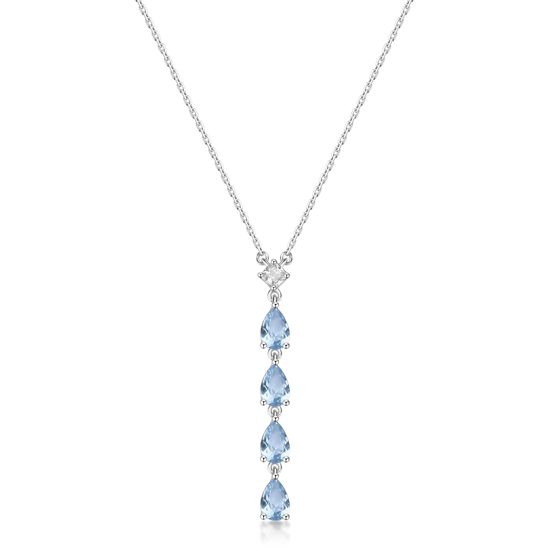 Brosway Collana Donna, Collana In Argento E Cloud Light Blue | Collezione Fancy - FCL110-image