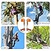 timiland Tree Climbing Gear Set,Tree Climbing Spikes,Upgraded Tree Climbing Gear with Adjustable Length Design,Tree Climbing Tool Set for Logging,Tree surgen, Hunting (Brown)