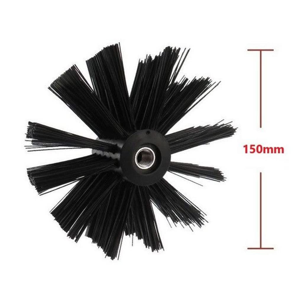 SPORTARC Spazzola per la pulizia del camino 100/150 mm testa in nylon