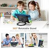 ROISKIN Honor Pad X9 11.5 inch 2023 Case: Heavy Duty Rugged Shockproof Cover for Honor Pad X8 Pro, Honor Pad X9 Case with Rotating stand & Pen Holder & Shoulder Strap,Black-Blue - Image 2