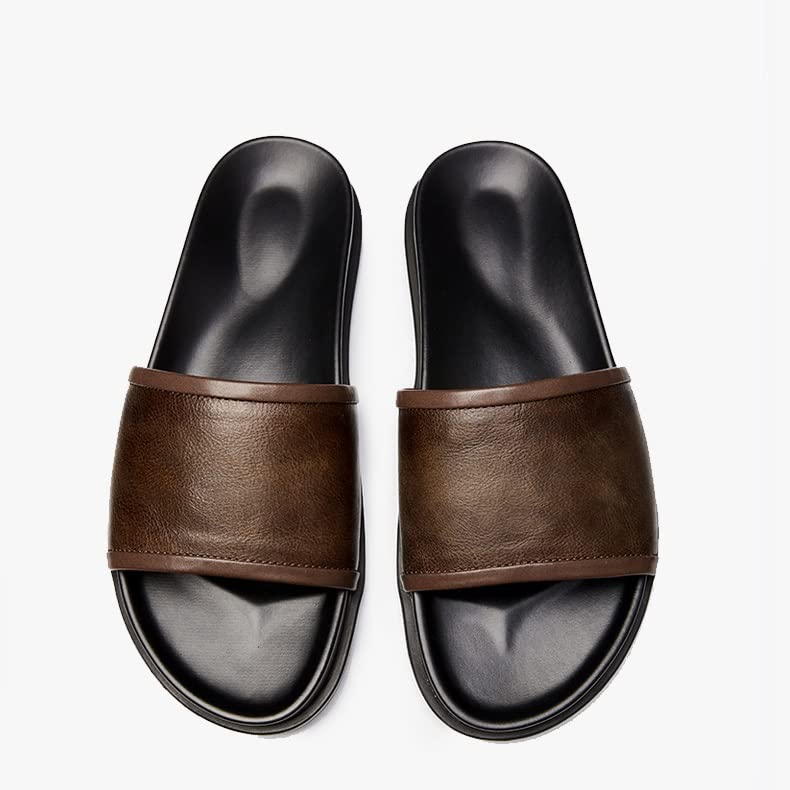 Outdoor Leather Men's Slippers Outdoor Personality Beach Sandals3