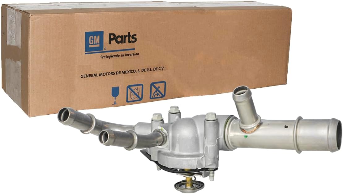 GM Genuine Parts 15-81750 (12689039) Engine Coolant Thermostat and Housing Assembly