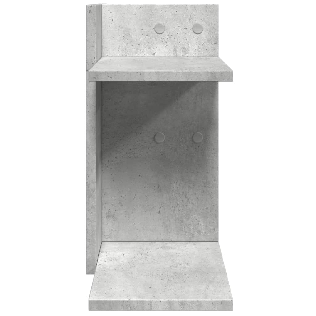 Mangloder Betongrauer Schreibtisch-Organizer 42x21,5x42 cm Holzwerkstoff Büroorganisation Dokumentenmappe Aktenmappe Briefablage Sortierer