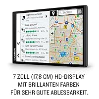 Garmin DriveSmart 76 MT-S Amazon Alexa – Navigationsgerät mit Alexa Built-in, großem 7 Zoll (17,8 cm) HD-Display, 3D-Europakarten mit Umweltzonen, Verkehrsinfos in Echtzeit via Garmin Drive App – Ansicht 3