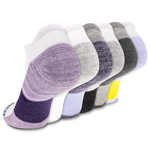 Image of New Balance Unisex Adult Performance Cushioned No Show Socks - 6 & 12 Pairs - Moisture Wicking