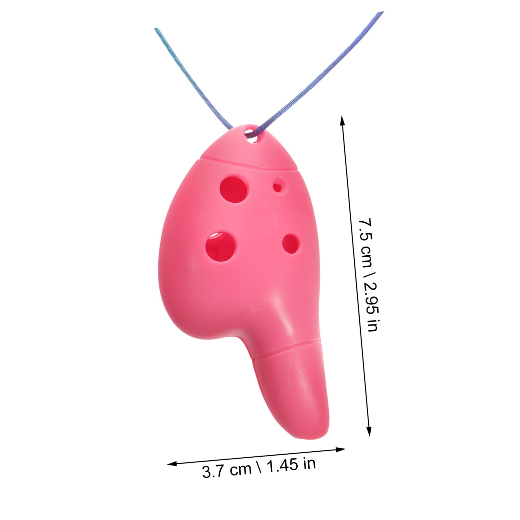 LIFKOME Musical Instruments for Boys and Girls 4pcs 6-hole Ocarina Beginner Practice Set Comfortable Grip for Christmas Present