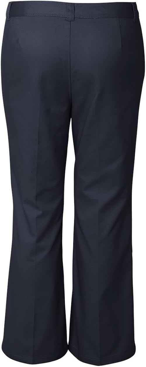 French Toast Girls' Adjustable Waist Flat Front Pant - Navy, 18: School Uniform Pants: Clothing, Shoes & Jewelry