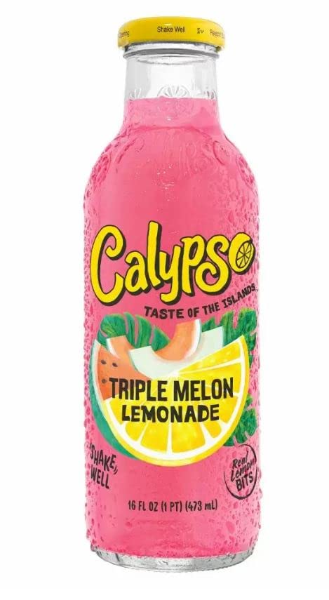 Calypso Triple Melon Lemonade Bottles 473ml x12
