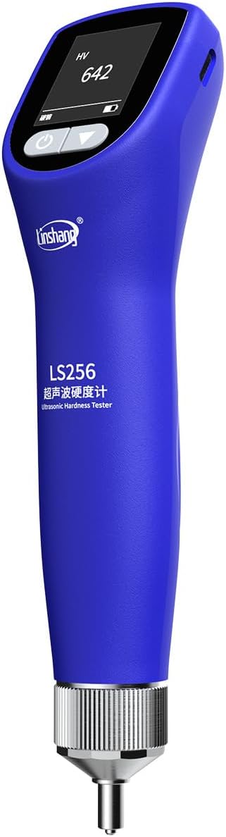 LS256 Integrated Ultrasonic Hardness Tester Dual Probe Metal Hardness Meter with Bluetooth Multiple Hardness Scales Tester