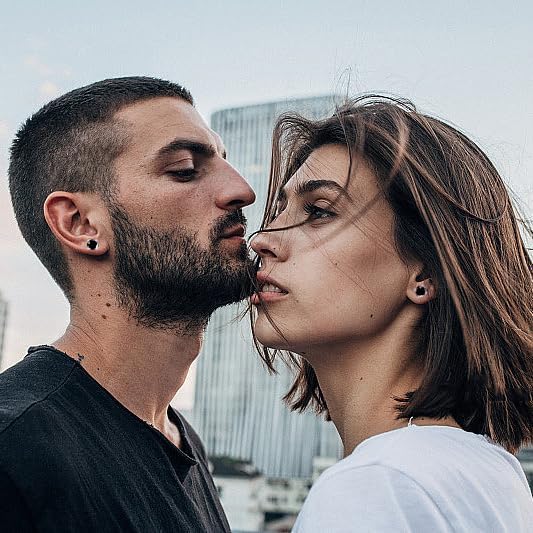 Solitaire Round Black Onyx 925 Sterling Silver Stud Earrings Platinum Plated Fine Jewelry for Women Men - Image 4