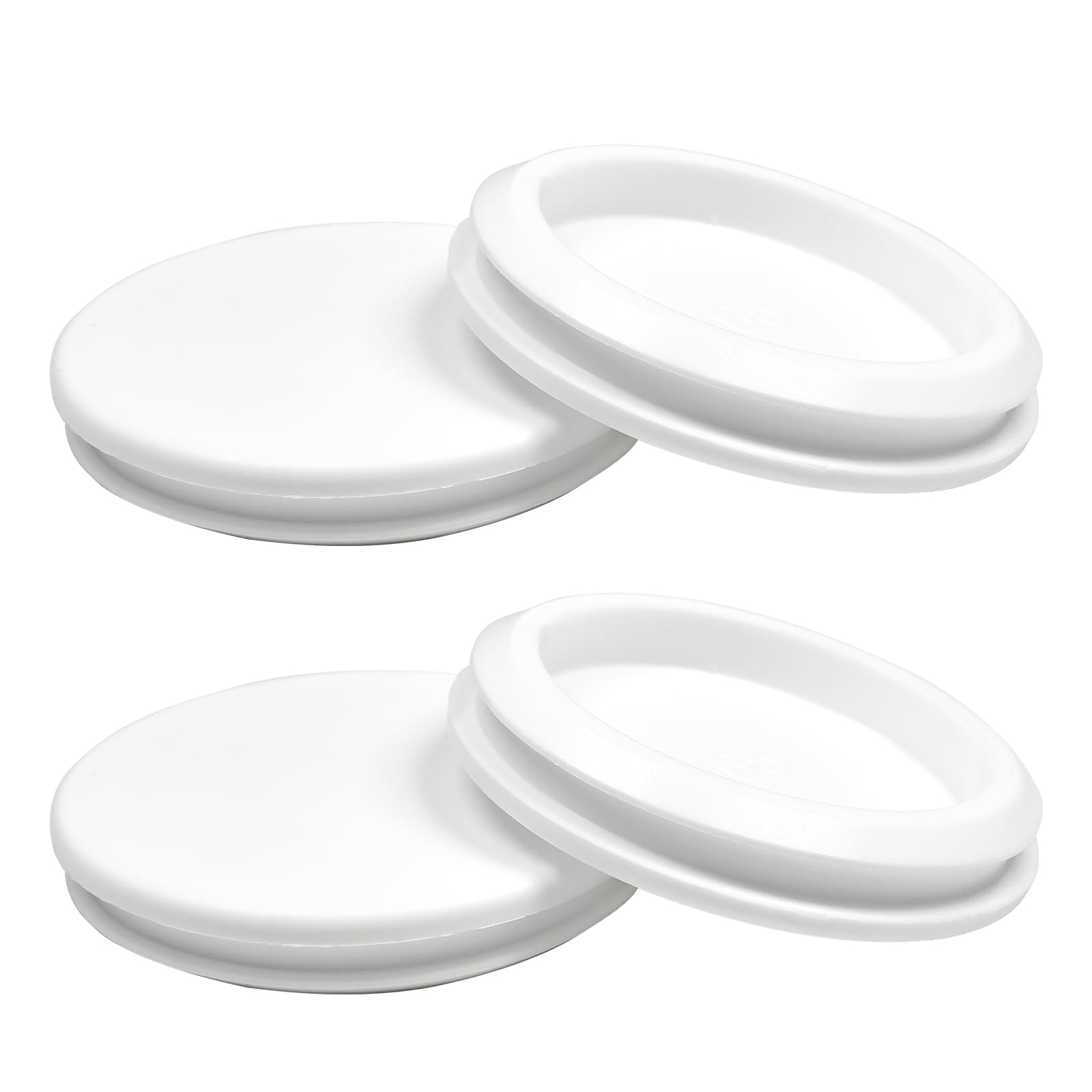 4 Pcs 65 mm Silicone Rubber Plugs for 65 mm (2-9/16") Round Holes