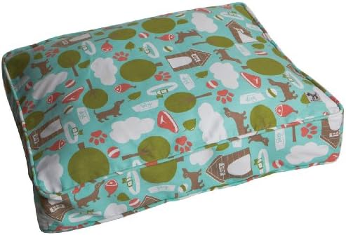 molly mutt Bleecker Street Dog Bed Duvet Cover, Small - 100% Cotton, Durable, Washable