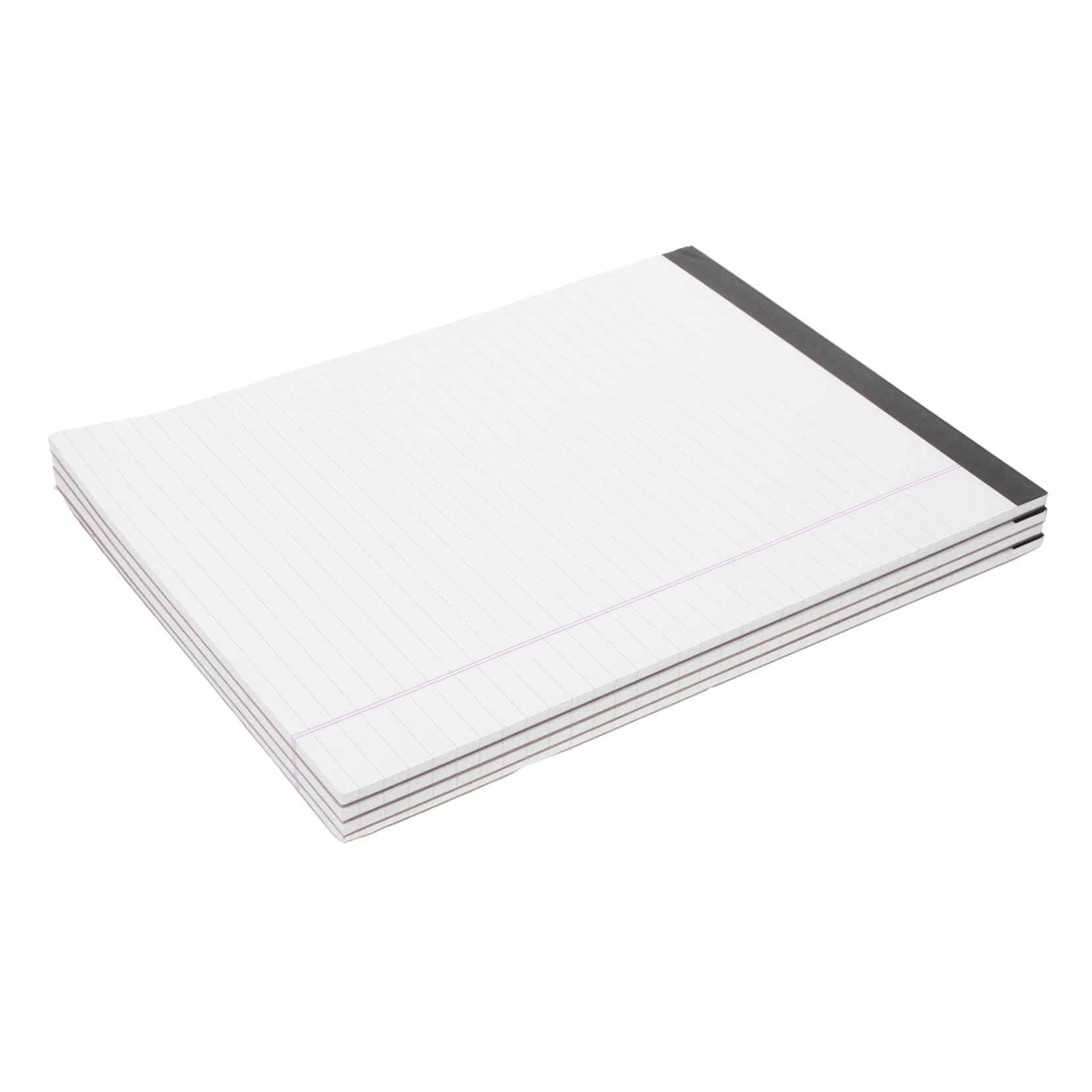 DOITOOL Blocchi Note Legali A4 4 Pezzi Righe Larghe Carta Bianca Resistente a Perdita D'inchiostro per Appunti Scuola Ufficio