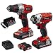 Produktbild Einhell 4257232 Bohrschrauber-Set, 250 V, rot/schwarz, neues Modell mit Bohrmaschine und 2 x 1,5 Ah Akku